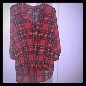 Plaid Tunic Shirt